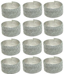 Dozen Pack Bella Crystal Spiral Bracelet 8 Strands Crystal Spirals for Bridal,  Parties 5614-D