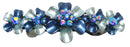 Medium Size Crystal Flower Barrette GL86400-10