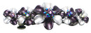 Medium Size Crystal Flower Barrette GL86400-10