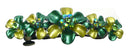 Medium Size Crystal Flower Barrette GL86400-10
