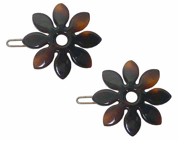 BsmallKA Barrettes in Tortoise Shell Color KA86300-3