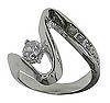 CZ Stone Ring NF80600-1c  was $11,99 closeout $2