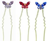 Crystal Butterfly Hair Stick NF863125butflysm