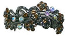Large Crystal Barrette in Smoke Topaz OR86015-2tb