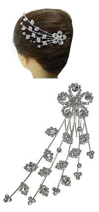 Bridal Comb with Sprigs of Flowers SH8630900-1