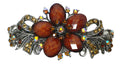 Bella Large Barrette with Beads and Crystals for Thick Hair #0052