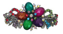 Bella Large Barrette with Beads and Crystals for Thick Hair