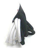 Elastic Bands - 12 Count Color Black/white U87100-12blk-wht