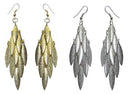 Set of 2 or Set of 3 Bella Chandelier Dangle Earrings Gold Tone Silver Nick  U89175-3119-2to3