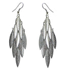 ED3119 Bella Chandelier Dangle Earrings Gold Tone Silver Nick U89175-3119