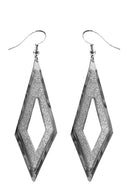 Dangle Earrings Gold or Silver Trim U89175-4765clr