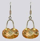 SPECIAL  Dangle Earrings w/Zircon semi precious stone YX89012-3