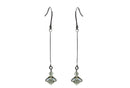 Dainty Dangle Chandelier Earrings, Zircon Natural Stone YX89700-1