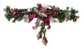 Large Crystal Flower Barrette with Hanging Ornament #YY86010-3