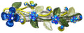 Crystal Flower Barrette, Lovely Design of Flower and Leaves #YY86800-8