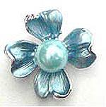Flower and Pearl Earrings YY89150pearlflr