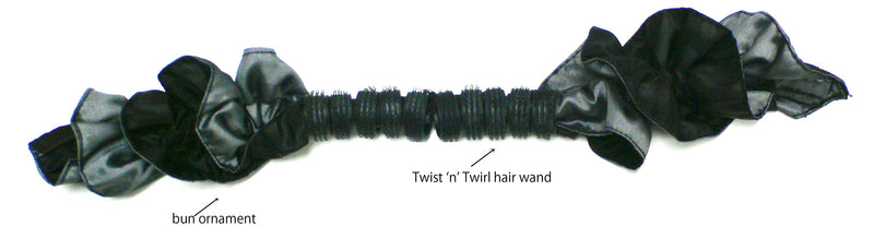 Twist 'n' Twirl with Bun Ornament 79050silverblk