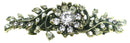 Bella Mid Size Crystal Barrette Sparkly Crystals