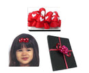 Little Girls Hairclip with a Sweet Heart Hair Bow U86100-0037