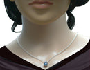Dozen Pack Necklace Silver Chains with Imitation Pearl Pendant 85500-D