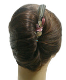 Bella Set of 3 Flower Alligator Clips Beakclips Duckbill Hairclips YY86155-1-3