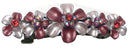 Medium Size Crystal Flower Barrette GL86400-10