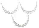 Silver Waves Necklace, Elegant to wear as is, Great for Embellishment to Create New Designs