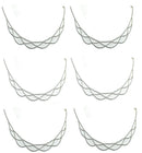 Silver Waves Necklace, Elegant to wear as is, Great for Embellishment to Create New Designs