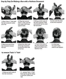 Twist  n' Twirl w. Bun Ornament in Style of Ruffles - Scroll down to view VIDEO