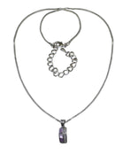 Necklace Chain and Pendant Rhodium Plated Snake Design Chain